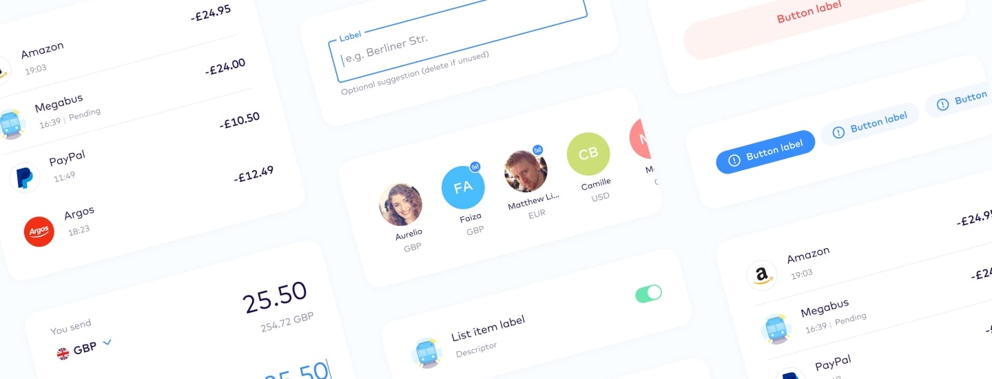 Monese design system header image