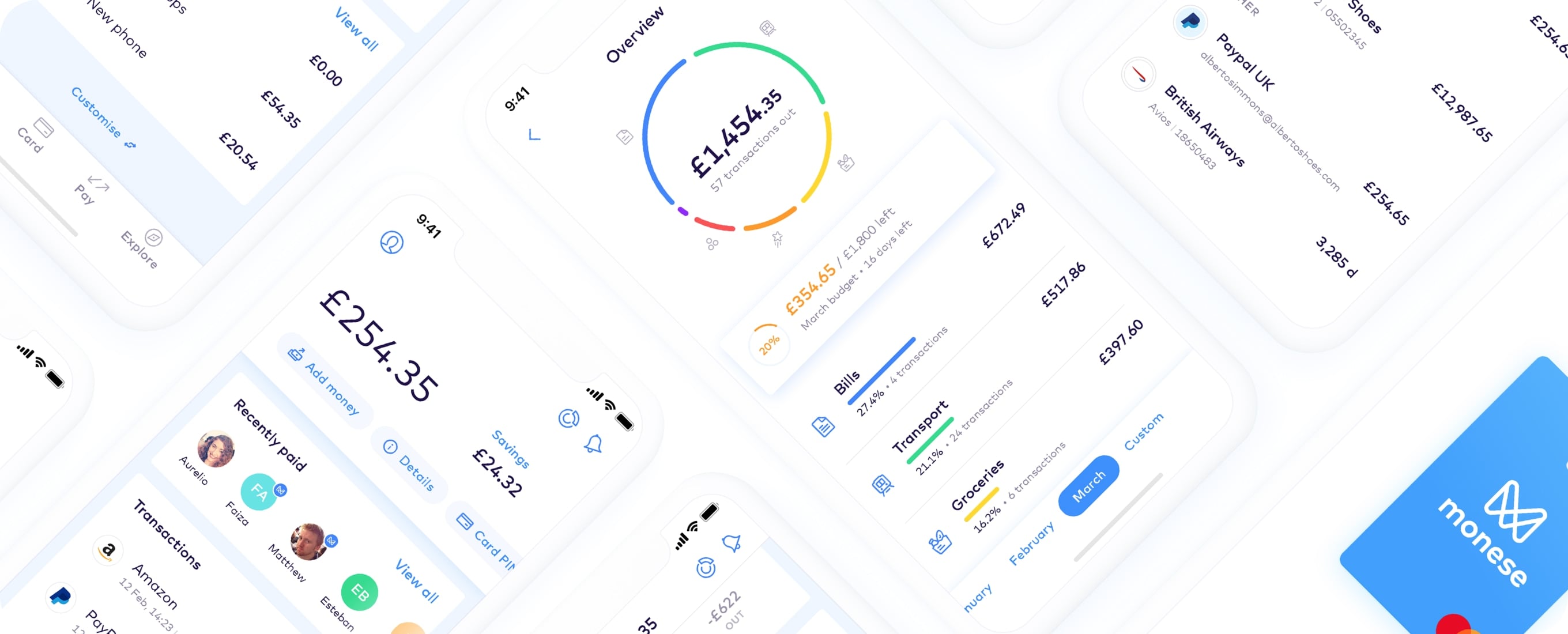 Monese product design header image