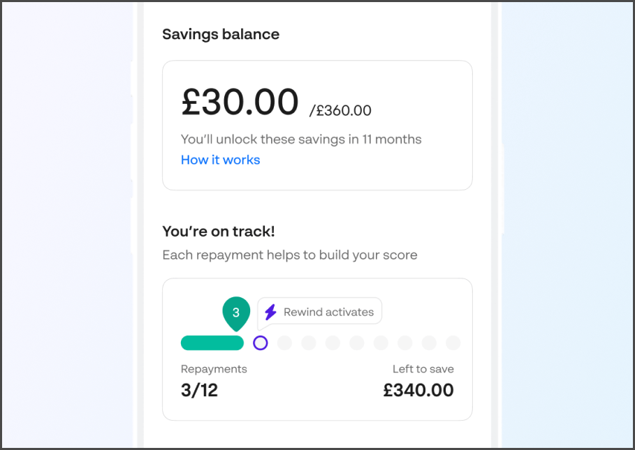 Monese app user experience flow