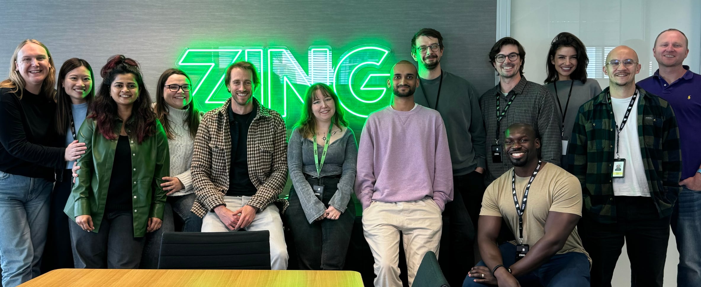 Expanded Zing design and product team