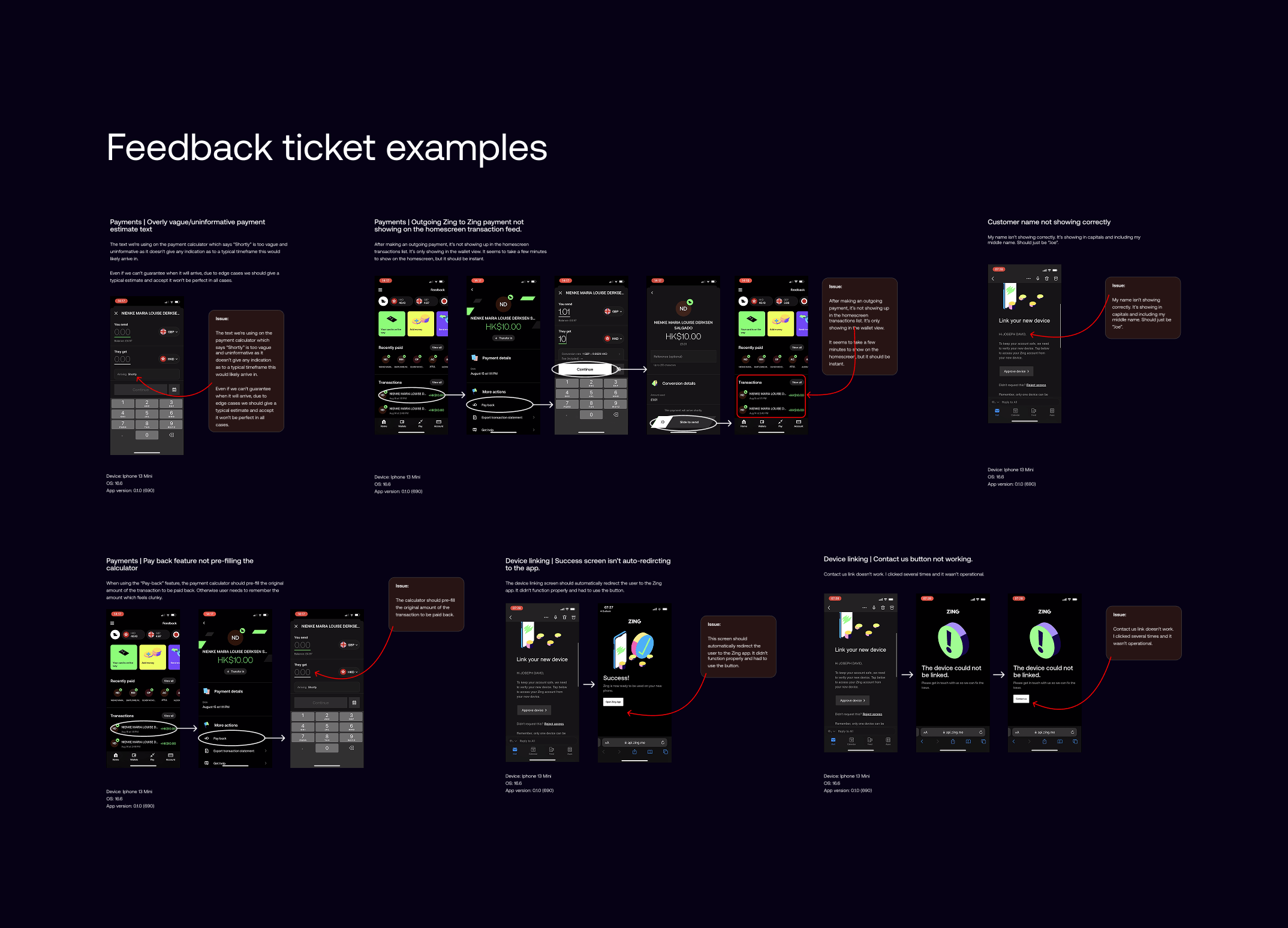 Designer Feedback - Internal feedback tracking and bug reports